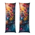 thumbnail image 1 of Balery Vibrant Rooster Painting Funda Protectora para Almohada Corporal de Algodón Hipoalergénico con Cierre(55 x 21 pulgadas), Almohadas No Incluidas, 1 of 7
