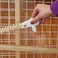 thumbnail image 5 of MidWest Homes for Pets 44 Inch Tall Wood and Wire Mesh Adjustable Dog Pet Gate, 5 of 5
