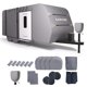 thumbnail image 1 of Yeshouse funda para autocaravana de 20 a 22 pies, resistente al agua y protección UV, correas resistentes al viento, incluye fundas de neumáticos, funda para gato y parches de reparación, 1 of 7
