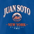 thumbnail image 4 of Men's  Fanatics Juan Soto Royal New York Mets Arched Wordmark T-Shirt, 4 of 4
