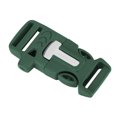 thumbnail image 3 of Hebilla de silbato de equipo de supervivencia multifunción para exteriores para pulsera de Paracord (verde), 3 of 5