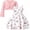 Pink Floral, variant on Aideaone Girls Dress Set Floral Spaghetti Strap Dress with Cardigan for Tweens Teens 7-14 Years