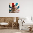 thumbnail image 3 of Stupell Industries Chicken with Urban Chains Animals Painting Wrapped Canvas Art Print Wall Art, 30 x 30, 3 of 8