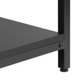 thumbnail image 2 of ZENY Rectangle Wood Coffee Table Metal Frame MDF Home Tea Table Desk Rustic Black, 2 of 9