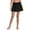Black, variant on Women Solid Swim Skirt Build-in Brief Tummy Control Tankini Bottoms