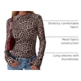 thumbnail image 4 of Remera PRETTYGARDEN 2025 Estampado Leopardo Manga Larga XL, 4 of 9