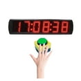 thumbnail image 3 of LED Race Timing Clock For Running Event, Gym Timer For Countdown Or Count Up,12-24 Hour Real Time Clock, 5 Inch, 6-Digit, 3 of 7