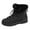 Black, variant on Gyexs Winter Boots for Women Snow: Furry Lined Warm Ankle Boots - Adjustable Waterproof Outdoor Zipper Snow Shoes, , Size 6.5