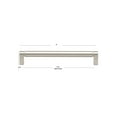 thumbnail image 4 of GlideRite 7-9/16 in. 192mm Center to Center Smooth Bar Pull, Satin Nickel, 4 of 4