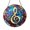 Acrylic 3.5 Inch, variant on Music Clef Stained Glass Window Hanging, Classic Musical Home Decor Accent