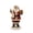 Red, variant on Dolstice Vintage Santa Claus Statue, White Resin Santa Figurine Holding Small Christmas Tree, Christmas Figure for Home Mantel Bookshelf Tabletop Decor