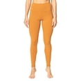 thumbnail image 2 of Juslio Pants for Women Elastic Yoga High Waisted Sweat Running Solid Yellow Womens Leggings, 2 of 8