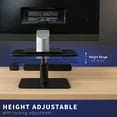 thumbnail image 4 of VIVO Universal Height Adjustable Ergonomic Computer Monitor & Laptop Riser Stand, 4 of 9
