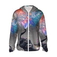 thumbnail image 2 of Lsque Elephant Fireworks Celebration UPF 50+ Lightweight Sun Protection Men's Women's Long Sleeve Shirt, Hoodie Performance -Small, 2 of 9