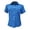 Blue, variant on vigerkar Button Up Shirt Women's Casual Work Short Sleeve Summer Collared Blouse (Black, M)