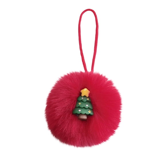 Orangide Christmas Hanging Ornaments, Faux Ball Decorations with Santa Claus and Snowman Design for Tree Wreath Holiday Party