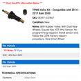 thumbnail image 2 of TPMS Valve Kit - Compatible with 2014 - 2017 Ram 3500 2015 2016, 2 of 2
