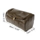 thumbnail image 3 of 1 Pc Bolsa de Maquillaje Multifuncional para Mujeres para Vacaciones y Viajes de Negocios PU Marrón Oscuro, 3 of 3