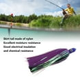 thumbnail image 3 of Señuelo De Pesca Con Faldas, Faldas De Pulpo De 9,1 Pulgadas, Señuelo De Pesca, Señuelo De Pesca Suave, Cebo, Cabeza Acrílica, Acción De Natación Realista, Ojos 3D, 3 of 8