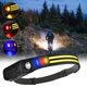 thumbnail image 1 of Faro delantero LED COB USB Recargable | Ancho de haz de 230° | Sensor de inducción sin rebote | Correr de noche, Senderismo, Ciclismo, Seguridad al aire libre, Paseo de perros | Cabezal ajustable, 1 of 2