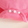 thumbnail image 6 of mgoYE Baby Girl Clothes 6-9 Months Baby Girls Summer Outfit Bow Print Ruffle Romper Suspender Tutu Skirt Headband 3PCS Infant Toddler Summer Dresses(Hot Pink,6-9 Months), 6 of 9
