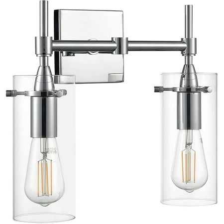 

Linea di Liara Effimero Matte Black Modern Wall Sconce Wall Lighting Bathroom Light Fixtures Farmhouse Wall Sconce Light Indoor Bedroom Bathroom Vanity Wall Sconces Clear Glass Shade UL