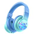 thumbnail image 1 of Auriculares Bluetooth iClever BTH12 para niños con LED, 85 horas de reproducción, 1 of 7