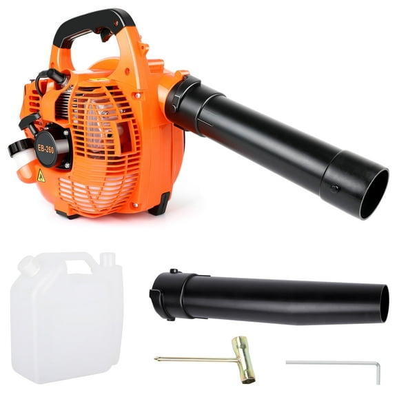 26cc Handheld Gas Leaf Blower, Powerful 2-Cycle Engine, 180 MPH 400 CFM, Lightweight Quick-Start for Lawn Care, Yard Debris & Light Snow