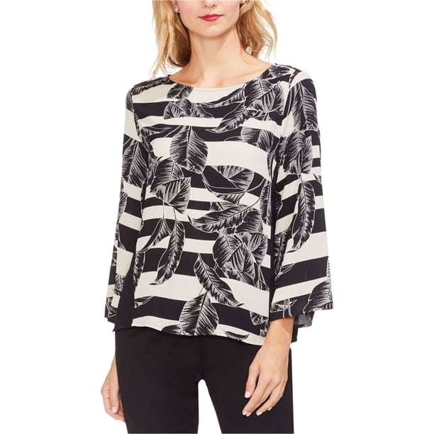Blusa de Manga acampanada Vince Camuto negro pequeño