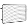 thumbnail image 4 of Chain Link Fence Gate x in Adjustable Chain Link Fence Panel Fit .ft (W) x ft (H) Garden Fence Gate Opening Fencing Gate with Plastic Coating for Farm Posts Not I, 4 of 10