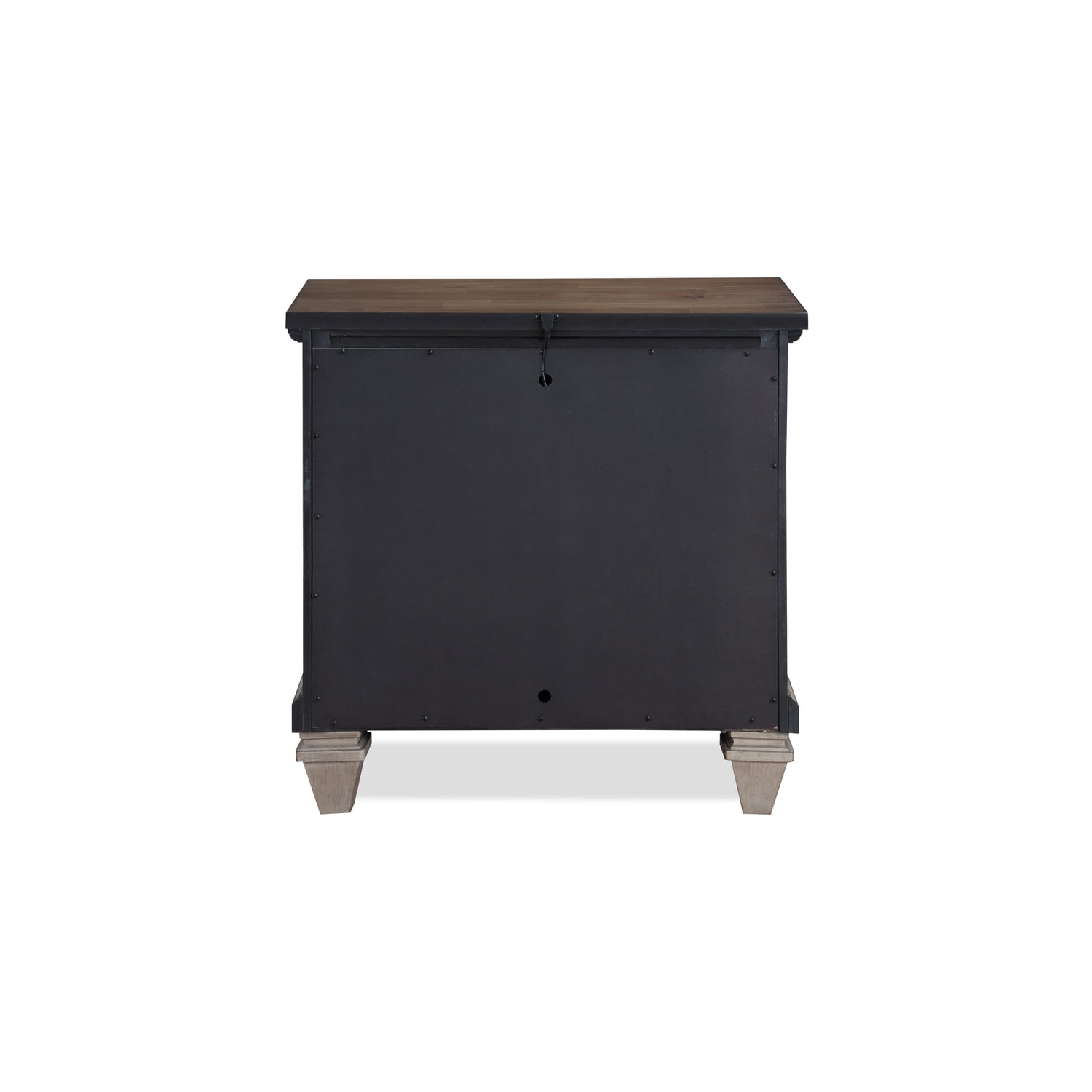 New Classic Furniture Mariana 2-Drawer Solid Wood Nightstand in Vintage Cream