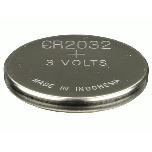 Metra Electronics Button Cell Battery CR2032 Lithium Battery; 3 Volts; 200 mAH Capacity; 3.2 Millimeter Width; Set Of 5