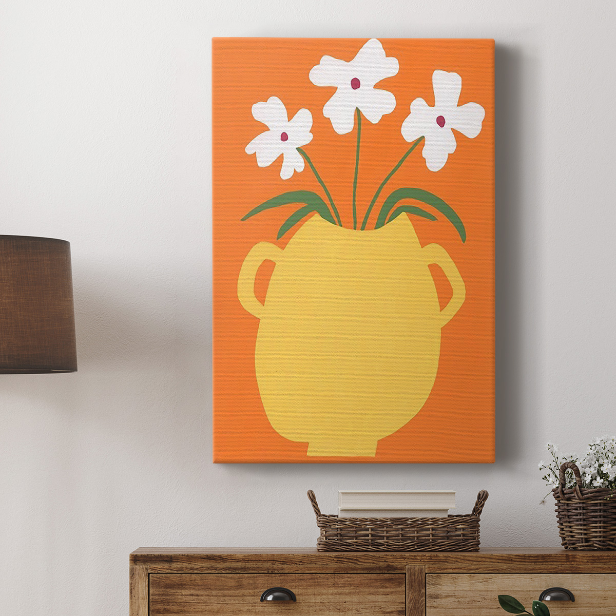 Modern Blooms II Premium Gallery Wrapped Canvas - Ready to Hang