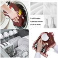 thumbnail image 6 of Red Plaid Chef Knife And Fork Microfiber Kitchen Towel Absorbent Non-stick Oil Wiping Rag Home Cleaning Dishcloth, 6 of 7