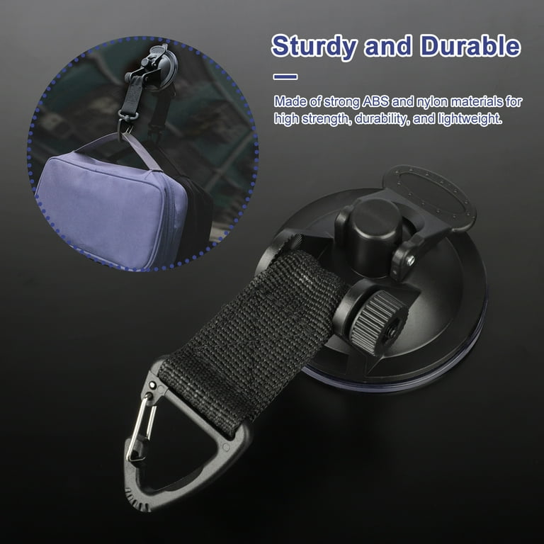Heavy Duty Suction Cup Anchor with Adjustable Strap Hook Multipurpose  Suction Cup Hooks Tie Down Suction Cup Anchor Hook for Camping Trap Car  Awning