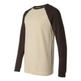 thumbnail image 2 of Bella + Canvas Men's Jersey Long-Sleeve Baseball T-Shirt, 2 of 2