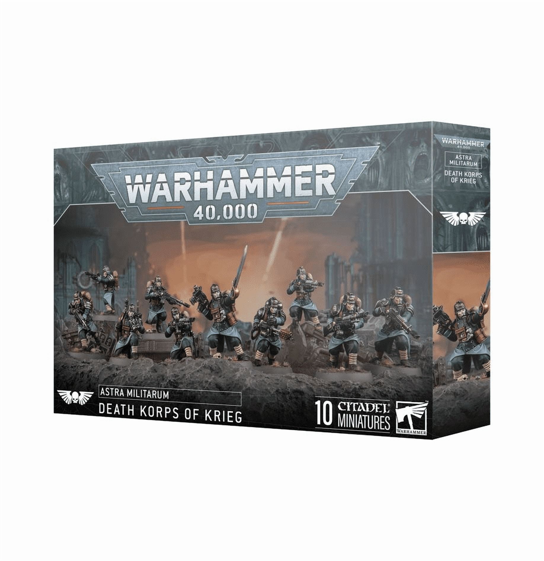 Warhammer 40k - Death Guard Plague Marines, Kit De 7 Miniaturas De Plástico Para Montar Y Pintar, 146 Componentes