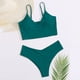 thumbnail image 4 of Conjunto de bikini a la moda para mujer, traje de baño de dos piezas con relleno sólido, ropa de playa Fridja nalpqowj21327, 4 of 7