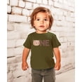 thumbnail image 3 of First Birthday Shirt for Boys 1st Birthday Bear Themed Tee for Kids Military Green Shirt 12 Months, 3 of 4