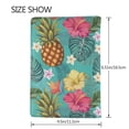 thumbnail image 3 of Pofeuu Pineapple Print Travel Document Organizer Passport Holder Men Women for Family (6.5 in x 4.5 in),Wallet Holder Credit Card Clutch Bag Case, 3 of 5