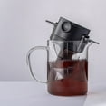 thumbnail image 4 of CIMAXIC 1pc Paperless Pour Over Coffee Dripper Manual Stainless Steel Coffee Filter,4.65"X2.95"X2.87", 4 of 5