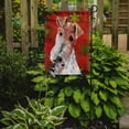 thumbnail image 2 of Carolines Treasures SC9748GF Fil Renard Terrier Flocons de Neige Rouge Vacances Drapeau Jardin Taille, 2 of 3