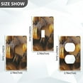 thumbnail image 2 of Golden Pumpkin and Bat Light Switch Cover Switch Plate Outlet Cover Plug Cover for Electrical Outlet, 2 of 6
