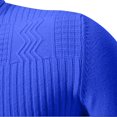 thumbnail image 6 of JUUYY Men's Turtleneck Sweater Long Sleeve Slim Fit Solid Color Knitted Warm Winter Casual Comfortable Base Layer Tops Pullover Blue XXXL, 6 of 8