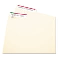 thumbnail image 3 of Avery Print or Write File Folder Labels, 11/16 x 3 7/16, White/Dark Red Bar, 252/Pack, 3 of 8