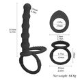 thumbnail image 2 of 1pc Double Penetration Dildo for Women and Men - Strap On Anal Beads and G Spot Massager - Adult Sex Toy for Ultimate Pleasure, 2 of 4