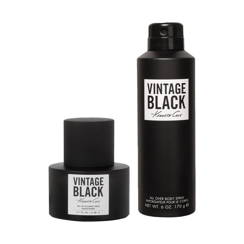 Kenneth Cole Vintage Black Cologne Gift Set for Men, 2 Pieces