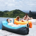 thumbnail image 4 of Hamaca inflable portátil, impermeable y antifugas, ideal para playa, viajes y picnics., 4 of 5