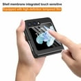 thumbnail image 2 of Frusde Compatible with Samsung Galaxy Z Flip 5 Case with Screen Protector Shockproof Z Flip 5 Hinge Case with Ring-Purple, 2 of 9