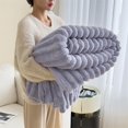 thumbnail image 1 of Bunny Blanket for Women, Bunny Blanket for Adults, Bunny Blanket King Size, Soft Bunny Fluffy Fuzzy Warm Blanket for Girls, for Chair Bed Sofa (Purple,120x200cm(47x79in)), 1 of 7